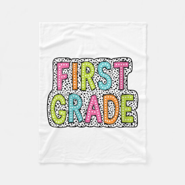 Couverture Polaire Femme Colorée Première Classe Appréciation de l'en (Devant)