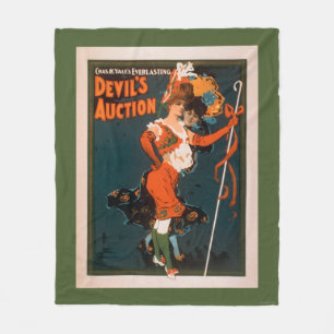 Couverture Polaire Femme de la vente aux enchères du diable dans le