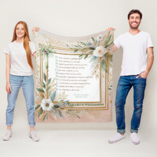 Couverture Polaire ✝️ Femme du pasteur épouse apprécient Merci cadeau