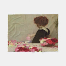 Femme faisant du pot-pourri (par Herbert Draper)