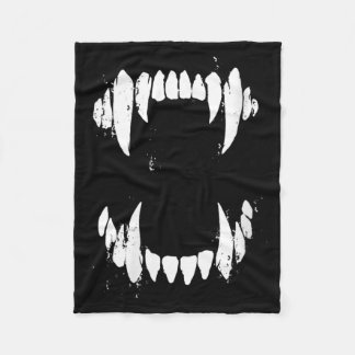 Couverture Polaire Femme Halloween Horreur Loup Chien Vampire Monstre