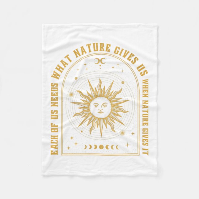 Couverture Polaire Femmes Aurelius Philosophie stoïque Citation latin (Devant)