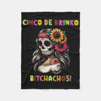 Couverture Polaire Femmes Cinco De Mayo Funny Parti Mexicain Cinco De