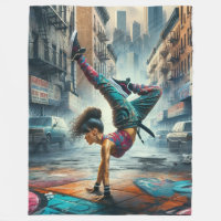Femmes en action de Breakdancer Silhouette de New 