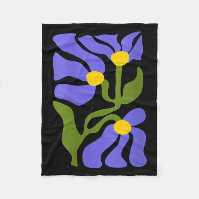 Couverture Polaire Femmes Été 2026 Floral Fleur Femmes Boho (Devant)