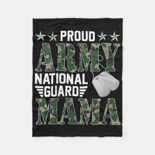 Couverture Polaire Femmes Fières Armée Garde Nationale Mama Fam Milit