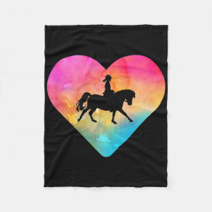 Couverture Polaire Femmes Ou Filles Équitation À Riding Tie Dye Aquar