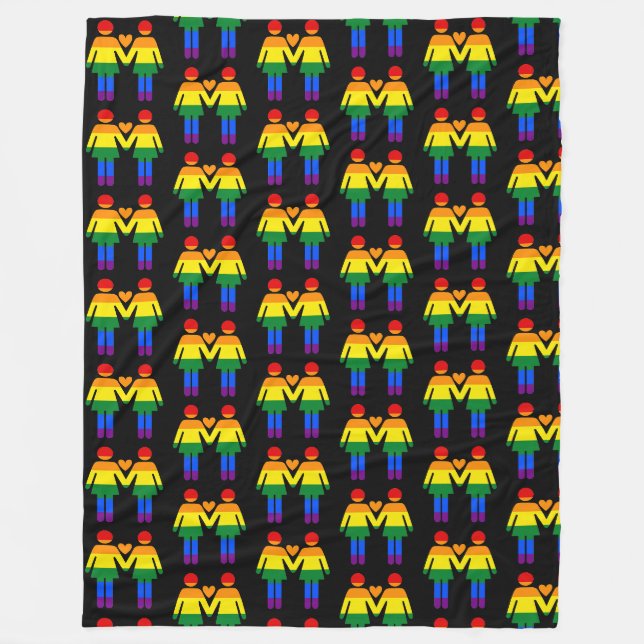 Couverture Polaire Femmes Rainbow (Devant)