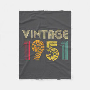 Couverture Polaire Femmes Vintage 1951 75e Anniversaire 75 Ans Vieux 