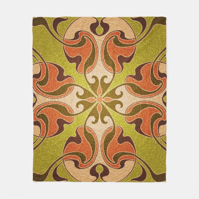 Couverture Polaire Fenêtre en verre tendu de style moderne (Devant)