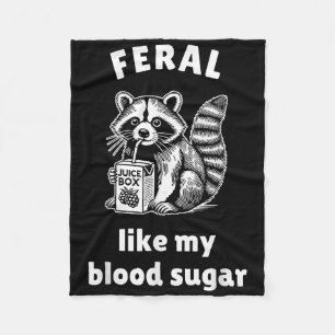 Couverture Polaire Feral Like My Blood Sugar Diabetes Sensibilisation