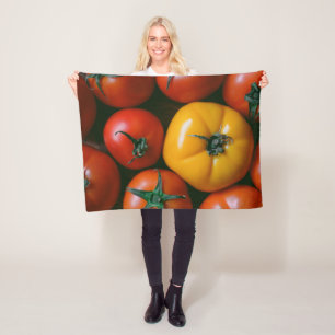 Couverture Polaire Fermes   Tomates rouges et jaunes brillantes