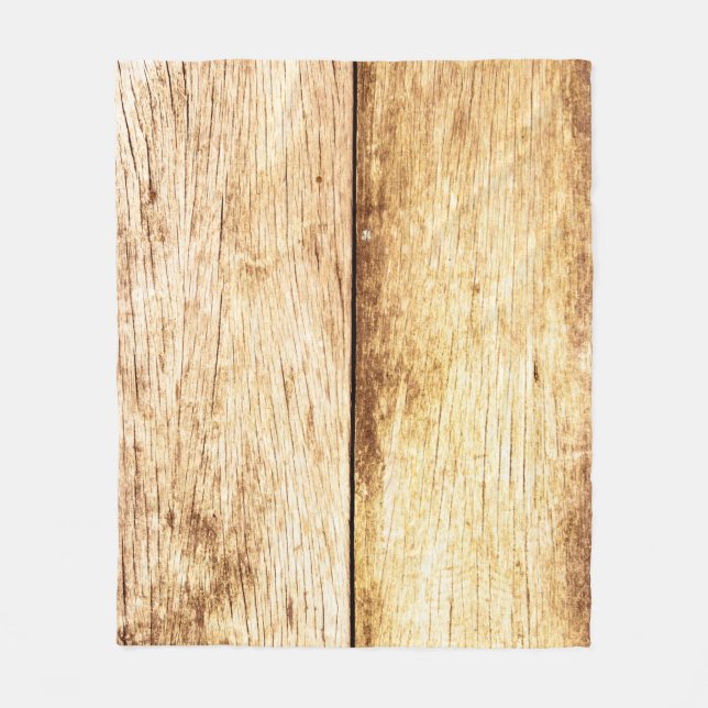 Couverture Polaire Fermeture de l'ancienne texture de bois fond abstr (Devant)