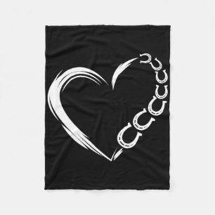 Couverture Polaire Fermier Horsescute Ss Cute Ss Heart Pony Horse