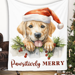 Couverture Polaire Festif Labrador Retriever Chien Chien Chien Chien 