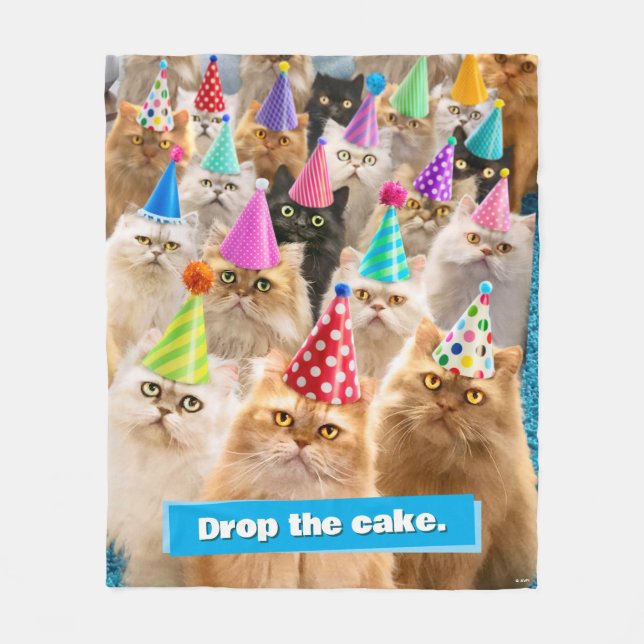 Couverture Polaire Fête de chats (Devant)