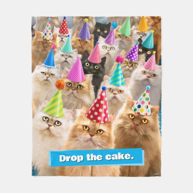 Couverture Polaire Fête de chats (Devant)