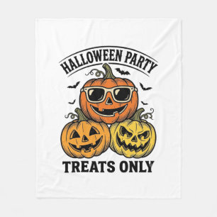 Couverture Polaire Fête de citrouille d'Halloween Vintage Jack O Lant