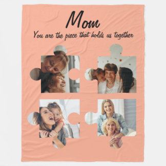 Couverture Polaire Fête des mères Cadeau personnalisé pour maman - 4