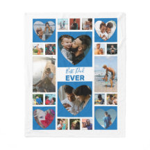 Fête des pères Collage photo de meilleur papa