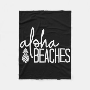 Couverture Polaire Fêtes de Fiançailles de Plage Aloha Beaches Mignon