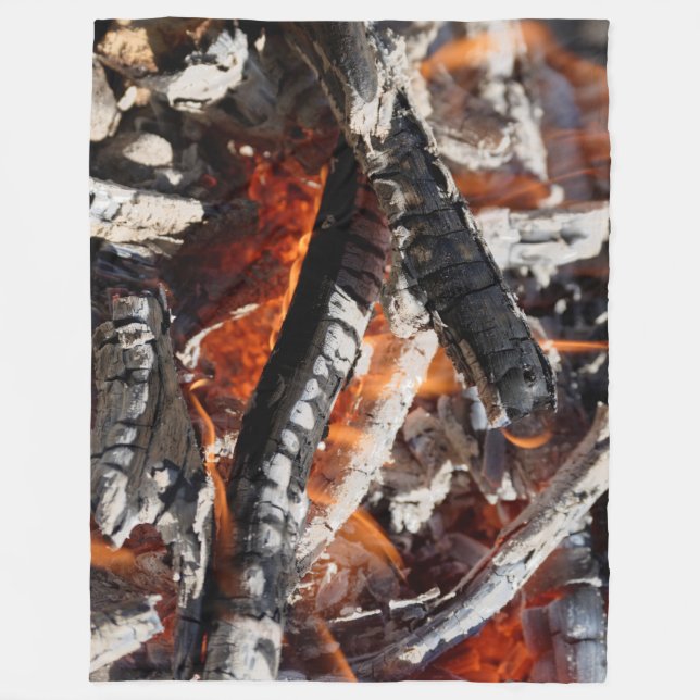 Couverture Polaire feu bois (Devant)