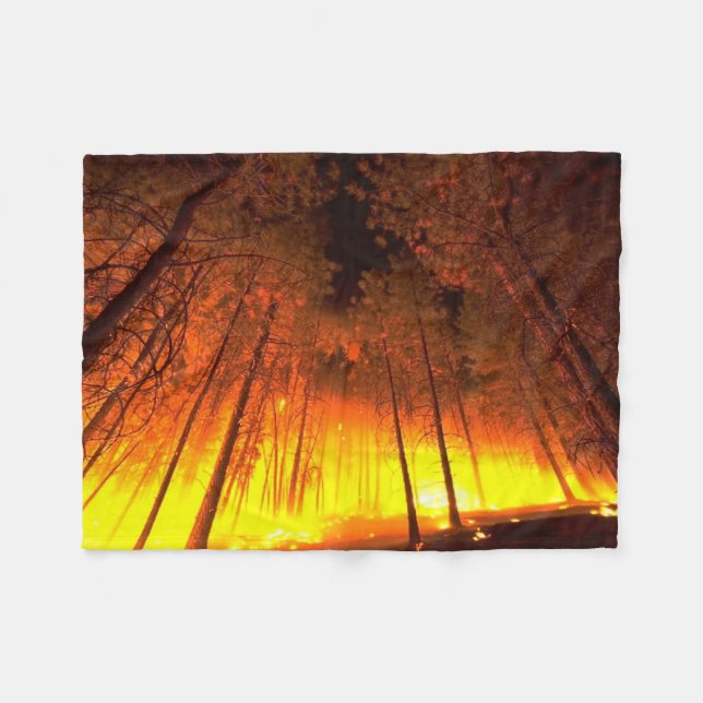 Couverture Polaire Feu forestier (Devant (Horizontal))