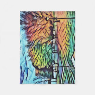 Couverture Polaire Feuillage d'automne dans le parc