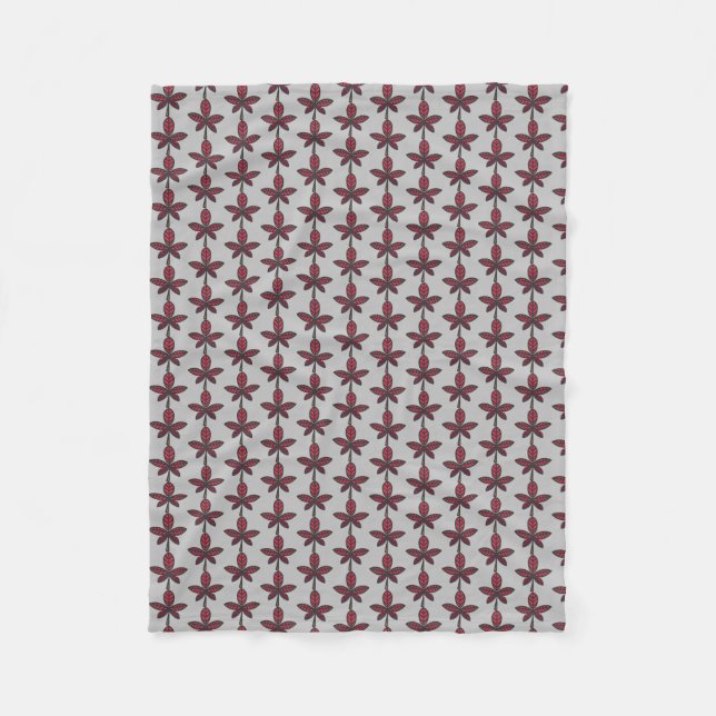 Couverture Polaire feuille extraordinaire (Devant)