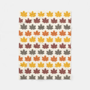 Couverture Polaire Feuilles d'automne