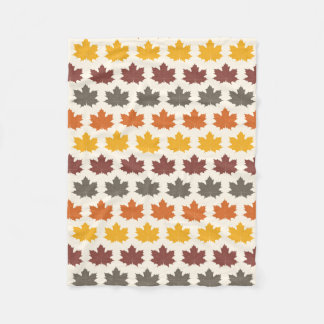 Couverture Polaire Feuilles d'automne