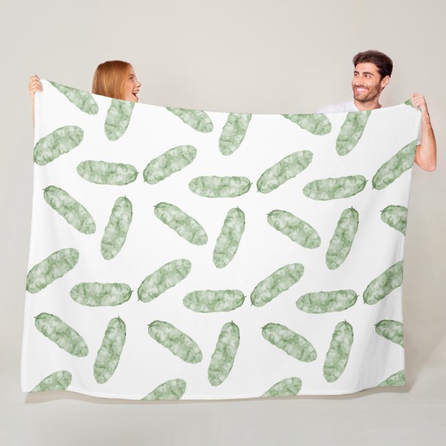 Couverture Polaire Feuilles de bananier tropicales (En situation)