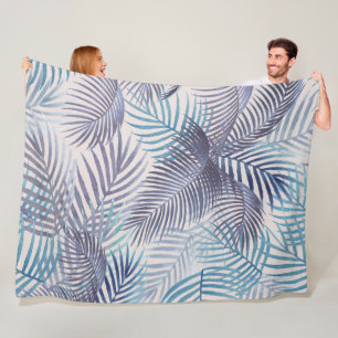 Couverture Polaire Feuilles Palm