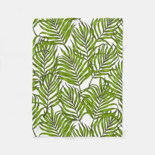 Couverture Polaire Feuilles Palm