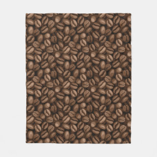Couverture Polaire Fèves de café