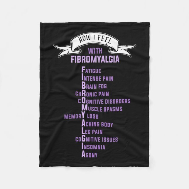 Couverture Polaire Fibromyalgie Spoonie Et Fibro Sensibilisation C'Es (Devant)