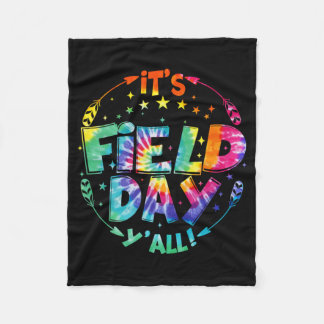 Couverture Polaire Field Day Y'all Tie Dye Enseignant Field Triage