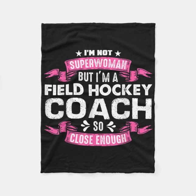 Couverture Polaire Field Hockey Coach Gift Field Hockey Player Gift _ (Devant)