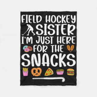 Couverture Polaire Field Hockey Sister Funny Field Hockey Player Sis