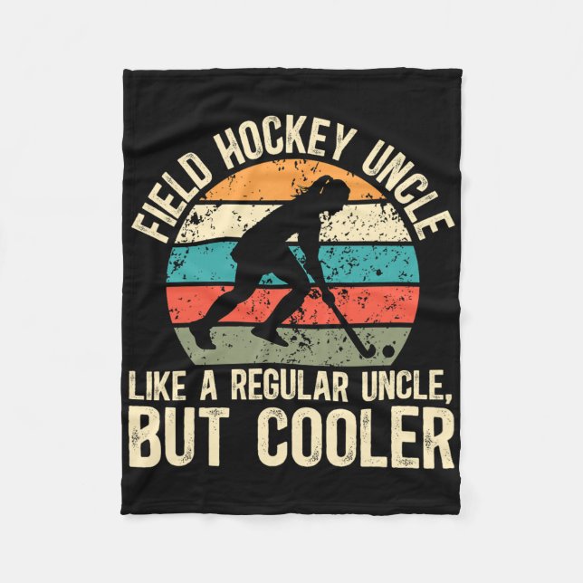 Couverture Polaire Field Hockey Uncle Definition Field Hockey Player  (Devant)