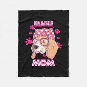 Couverture Polaire Fier Beagle maman chien