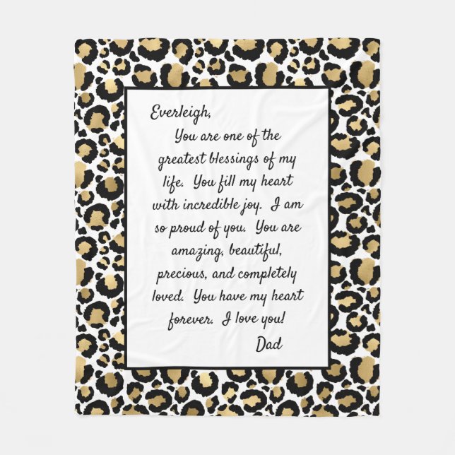 Couverture Polaire Fier de toi (Devant)