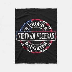 Couverture Polaire Fier Fille D'Un Vétérinaire Du Vietnam - American