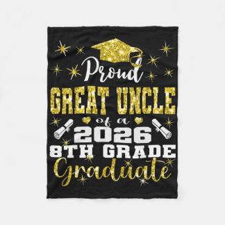 Couverture Polaire Fier grand-oncle de diplômé de 8e année 2026 Gradu
