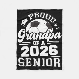 Couverture Polaire Fier grand-père d'une promotion 2026 de soccer Ll