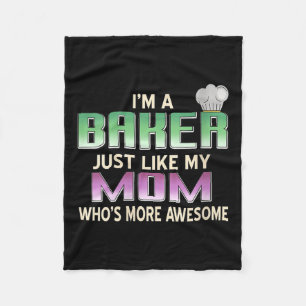 Couverture Polaire Fier les femmes Baker Comme maman qui est encore p