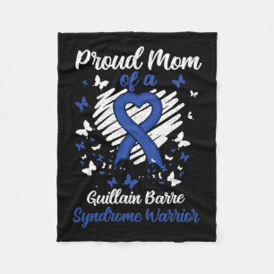 Couverture Polaire Fier Maman D'Un Guillain-barre Syndrome Guerrier C