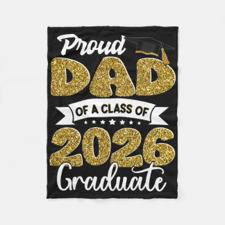 Couverture Polaire Fier papa d'un diplômé de la promotion 2026 T-shir