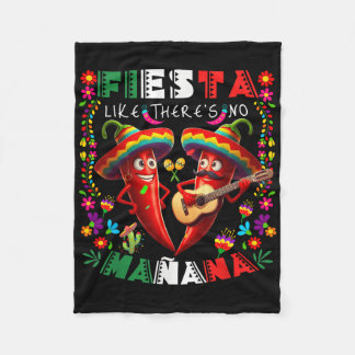 Couverture Polaire Fiesta comme il ya No Mañana Cinco De Mayo Mexicai