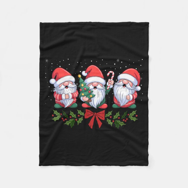 Couverture Polaire Fife Life Christmas Gnome Holiday Winter Xmas  (Devant)